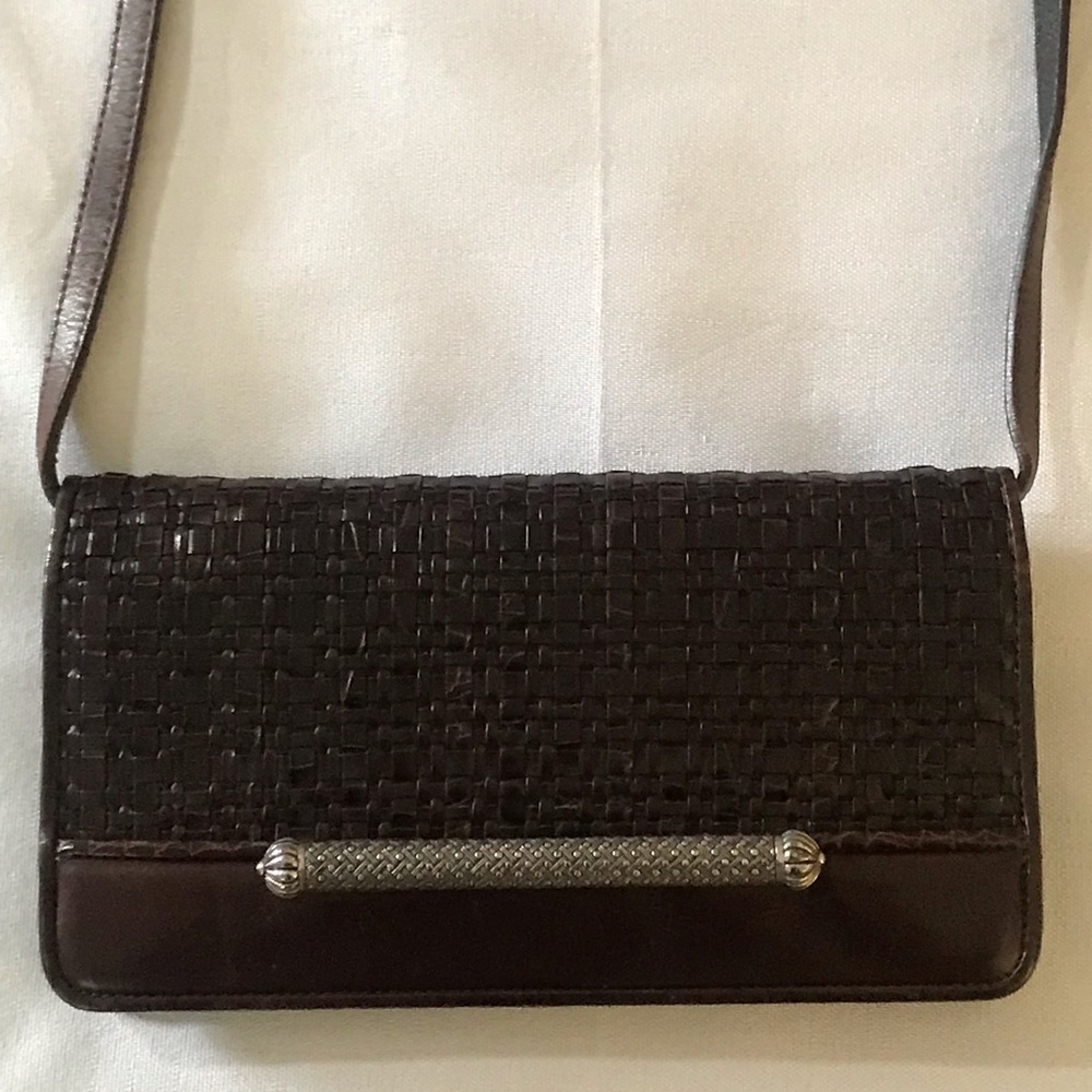 BRIGHTON ALL LEATHER BAG AND WALLET IN ONE